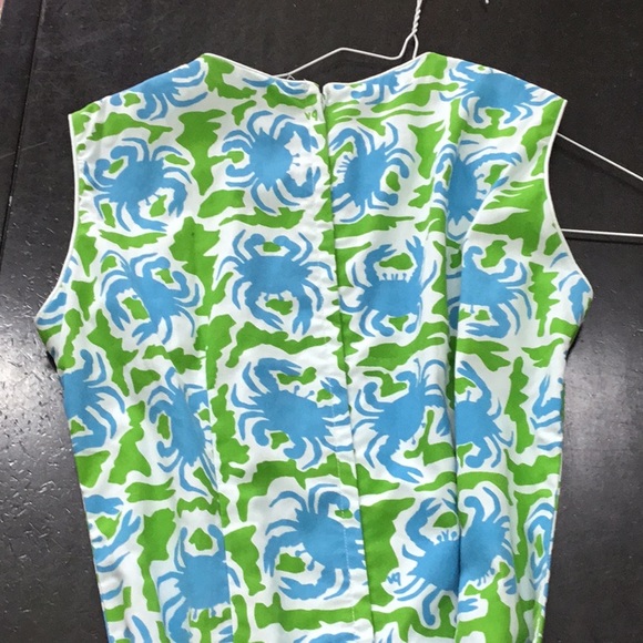 Vintage crab nautical print dress - Picture 6 of 8